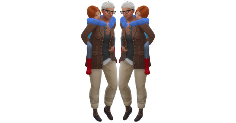 Poses i The Sims 4 - Bria Hurst og jeg